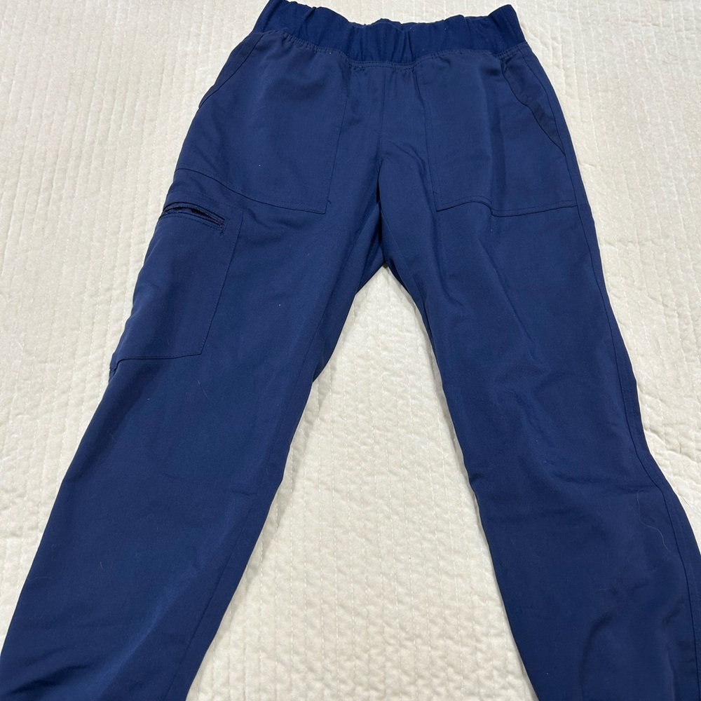 Dark Blue Scrubology Jogger Bottoms